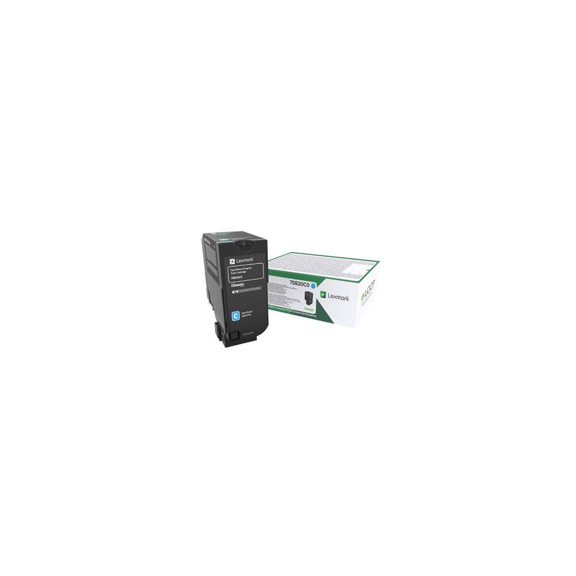 Toner LEXMARK 75B20C0 10K cyan