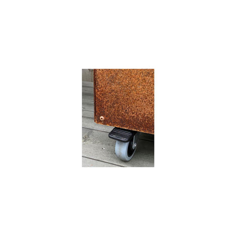 Wheel set L-pot 4 lockable wheels/fp
