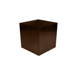 L-pot without bottom corten 60x60x55cm