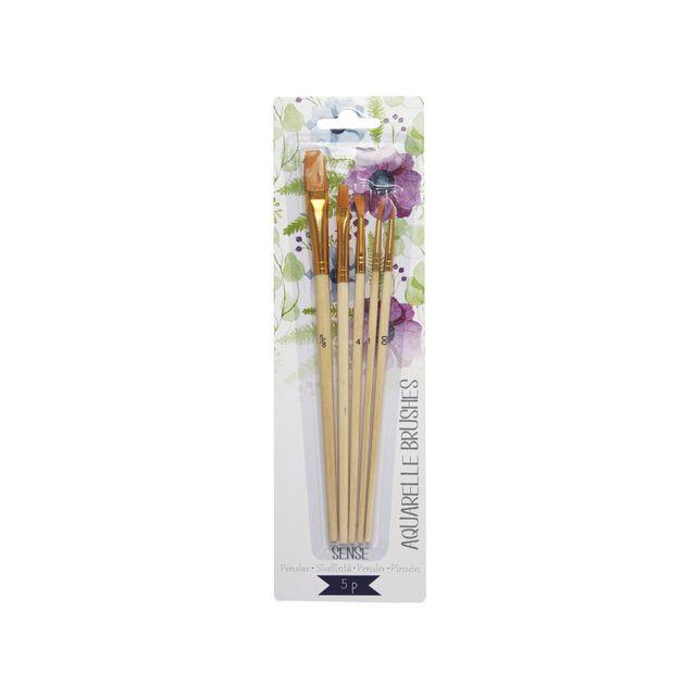 Sense watercolour brush set 5/pack