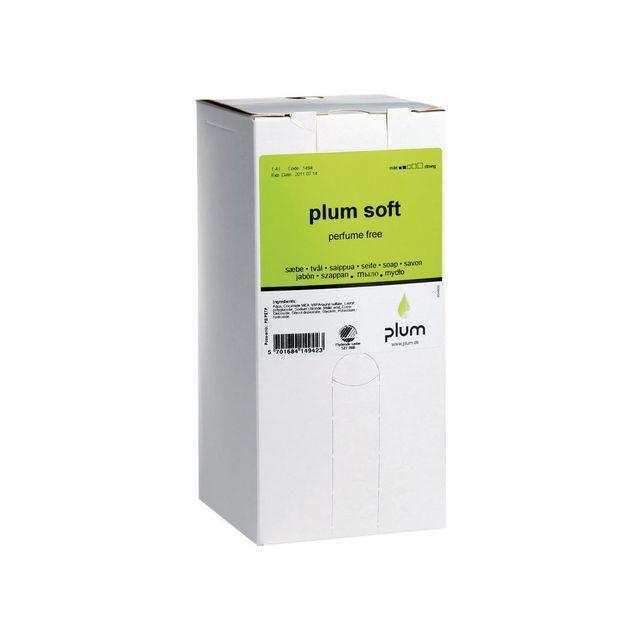 Soap Plum Soft perfumed cassette 1,4L