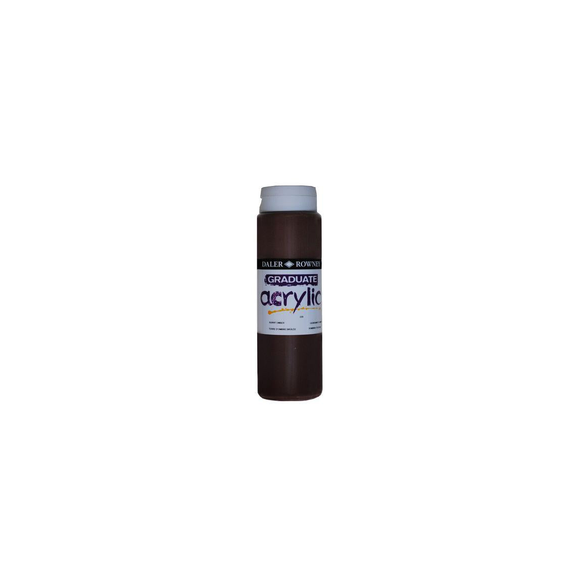 Acrylic paint 500 ml brown