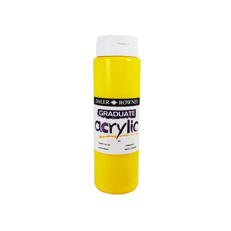 Acrylic paint 500 ml primary yellow