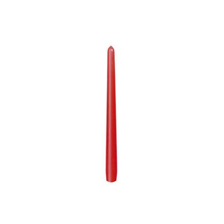 Antique candle DUNI red 245x22mm 50/pack