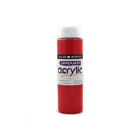 Acrylic paint 500 ml red