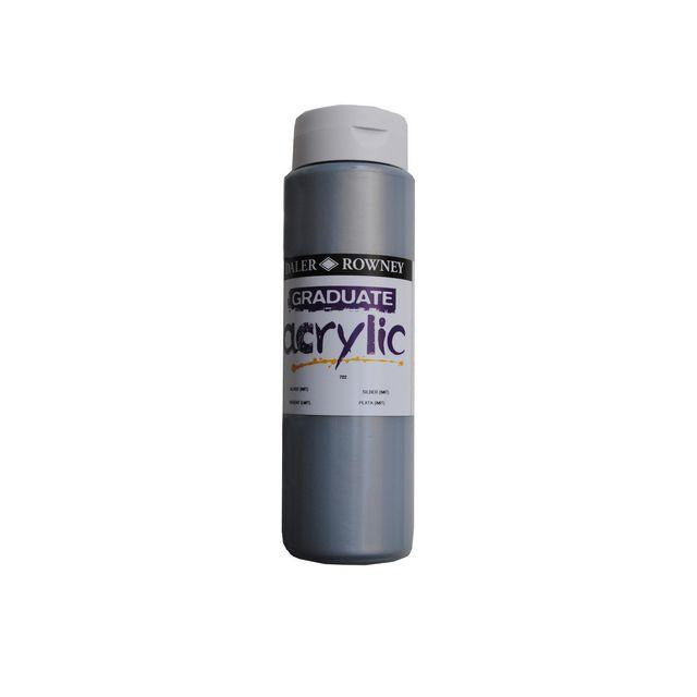 Acrylic paint 500 ml silver