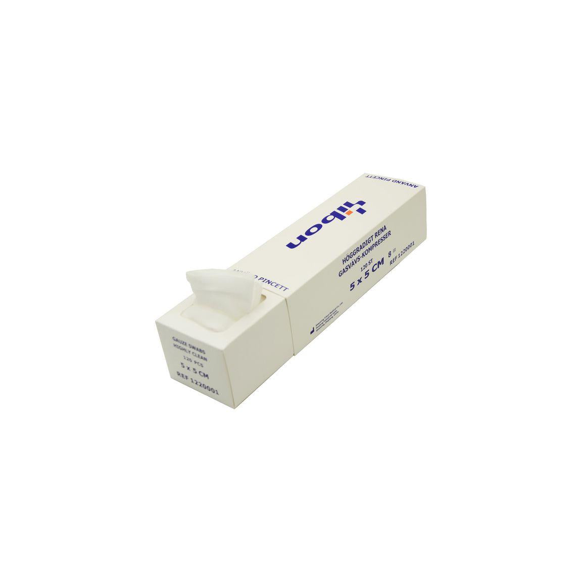 Compress GV in A8/pack 5x5cm 120/pack