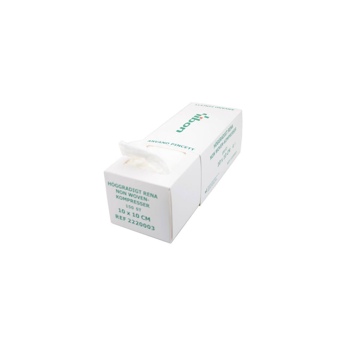 Compress NW in A8/pack 10x10cm 150/pack