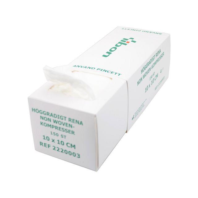 Compress NW in A8/pack 10x10cm 150/pack