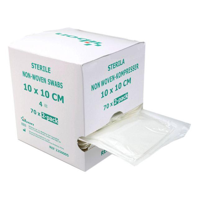 Compress NW sterile 2-p 10x10cm 140/fp