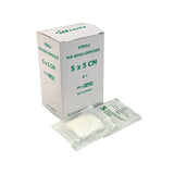 Compress NW sterile 5-p 5x5cm 150/pack