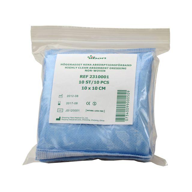 Absorbent dressings 10x10cm 10/pack
