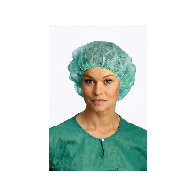 Op cap ANNIE green M 150/pack