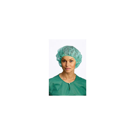 Op cap ANNIE green M 150/pack