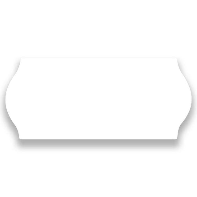 Price label 26x12mm G1 white 9000/pc