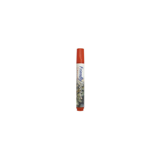 Flipchart pen FRIENDLY round red