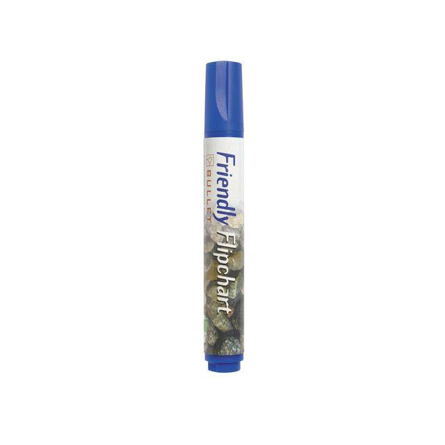 Flipchart pen FRIENDLY round blue