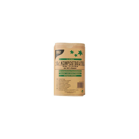 Compost bag PURE 10L brown 50/pack