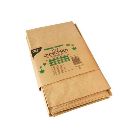 Compost bag PURE cardboard 120L brown 3/pack