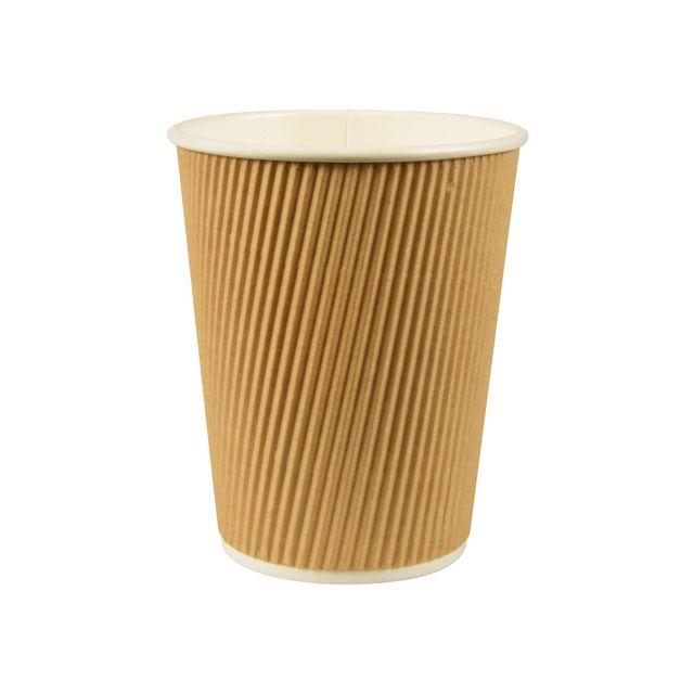Paper cups PURE 20cl RippleWall 25/pc