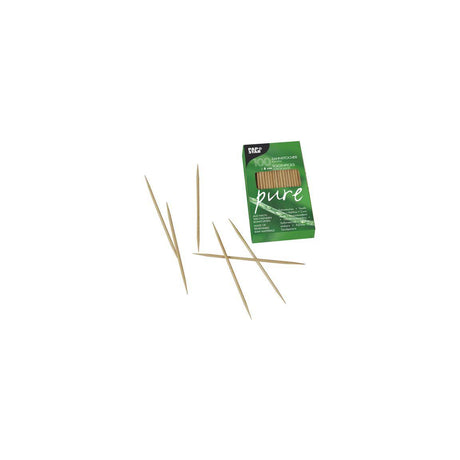 Toothpick PURE Wood round 8cm 100/pc