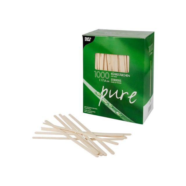 Pipe stick PURE Wood 17,8cm x 5mm 1000/pc