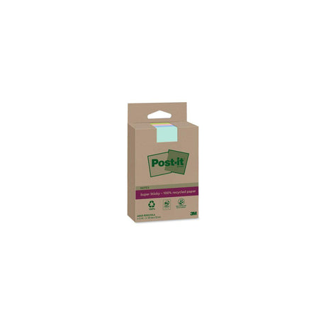 Notes POST-IT SS rec 102x152mm black 4/pc