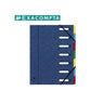 Sorting folder EXACOMPTA 7-tab blue
