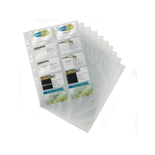 Business card pocket DURABLE 10/pc