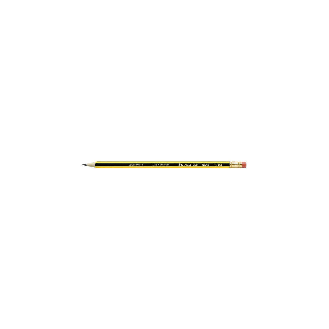 Pencil STAEDTLER top rubber HB 12/pack