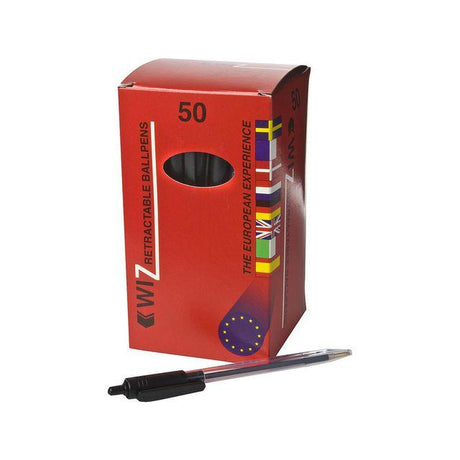 Ballpoint pen Wiz with push button black