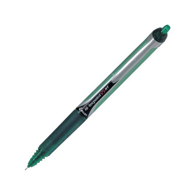 Ink ballpoint pen PILOT HiTec V5 RT green