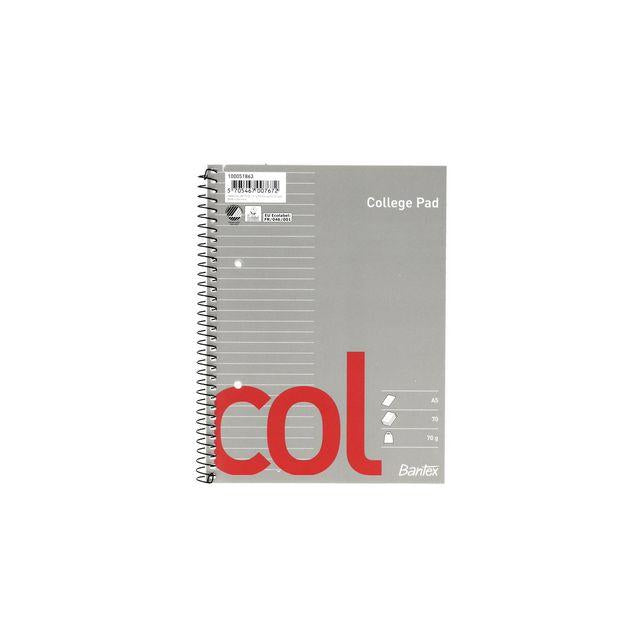 College notebook BANTEX A5 70g 70bl line