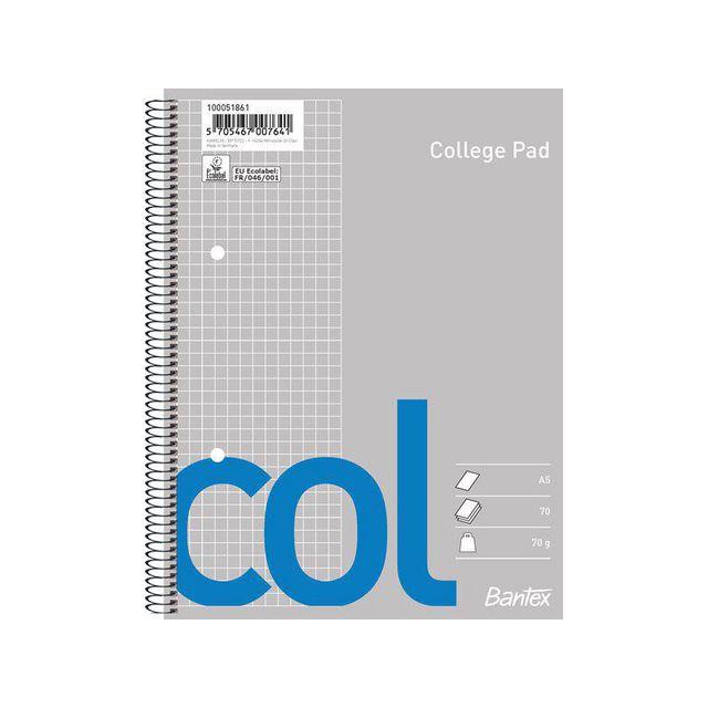 Colleague notebook BANTEX A5 70g 70bl rut