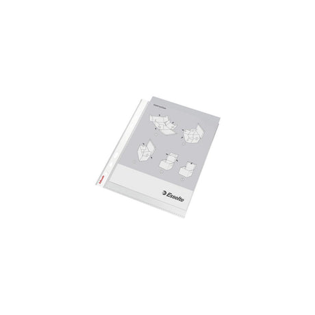 Plastic pocket ESSELTE A5 embossed 0,08mm100/pc