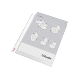 Plastic pocket ESSELTE A5 embossed 0,08mm100/pc