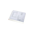 Plastic pocket ESSELTE A3L embossed 0,08mm50/pc