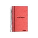 Spiral block ESSELTE line 76x127mm red