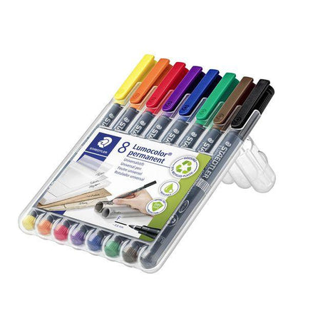 Universal pen LUMOCOLOR F P 8/pc