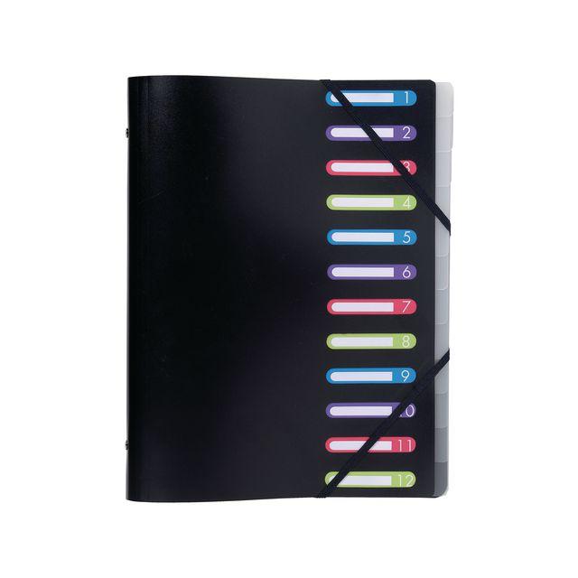 Sorting folder EXACOMPTA PP 12-tab answer