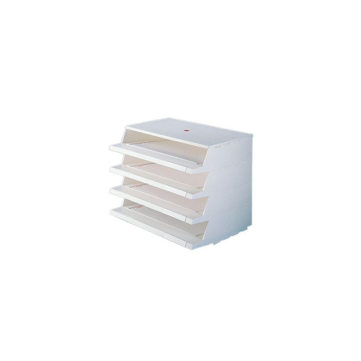 Letterbox TWINCO Panorama 4 piece white