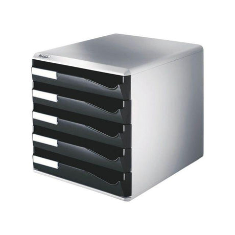 Form tray LEITZ 5 compartments black/grey