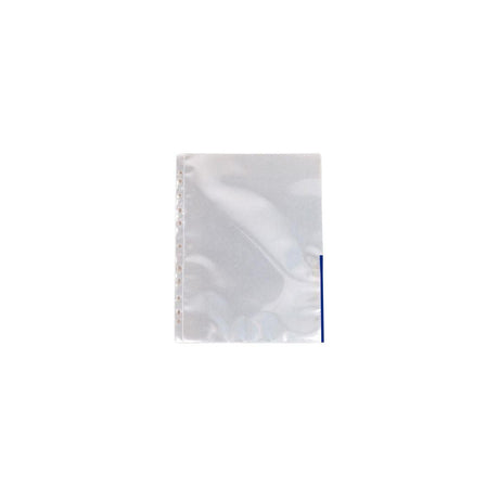 Plastic pocket signal A4 0,11mm blue 100/pc