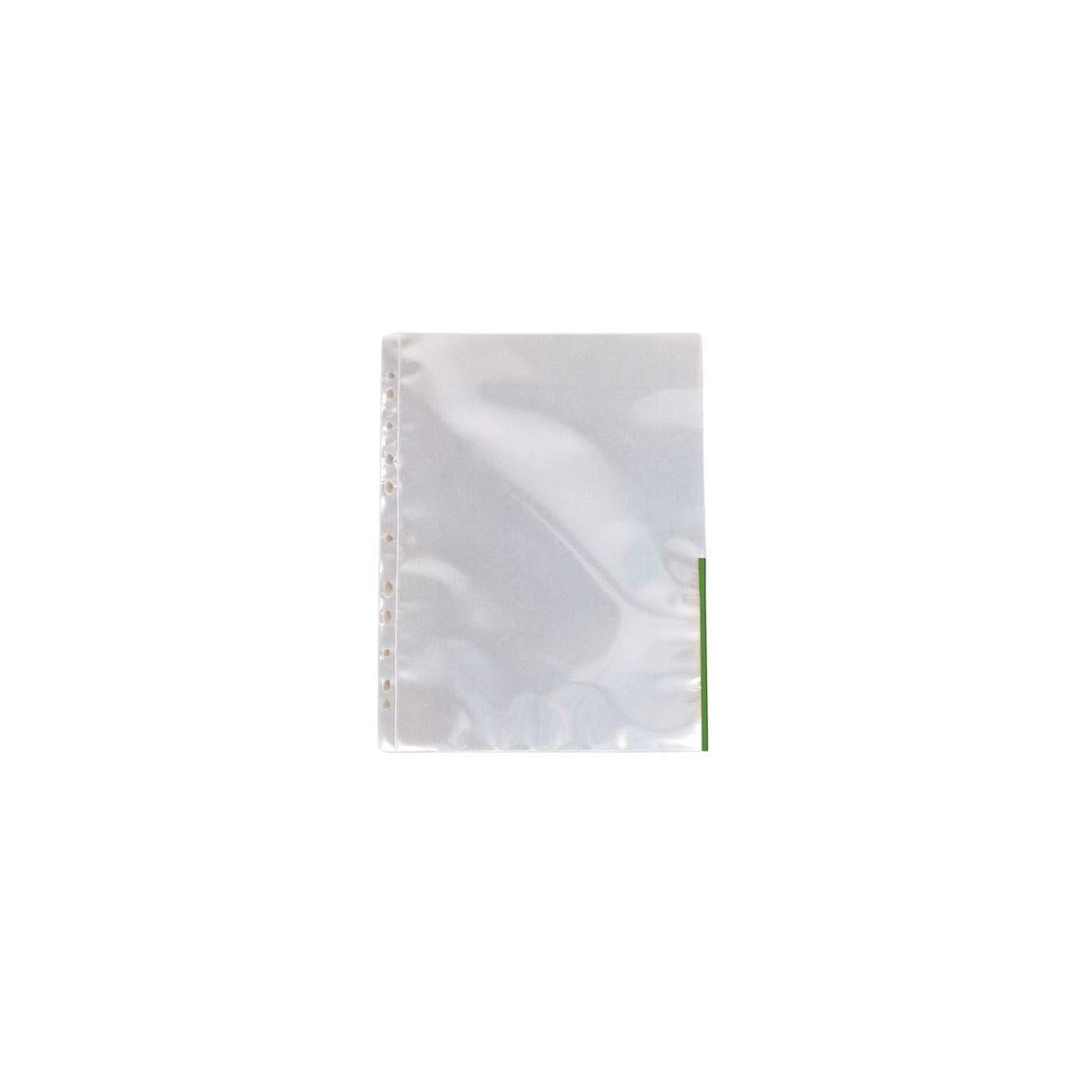 Plastic pocket signal A4 0,11mm green 100/pc