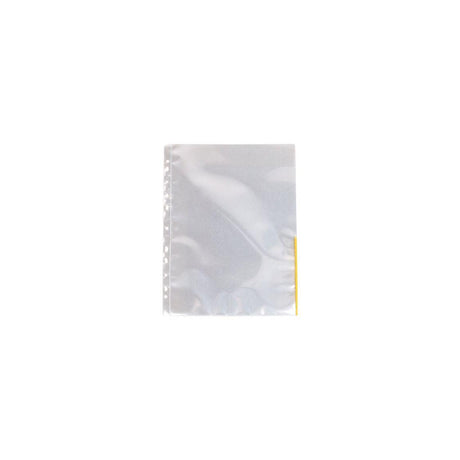 Plastic pocket signal A4 0,11mm yellow 100/pc
