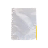 Plastic pocket signal A4 0,11mm yellow 100/pc