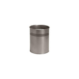Wastepaper basket TWINCO 15L silver