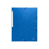 Rubber band folder EXACOMPTA 3cl A4 425g blue