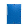 Rubber band folder EXACOMPTA 3cl A4 425g blue