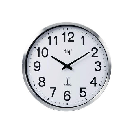 Wall clock TIQ radio controlled Ø50cm outdoor
